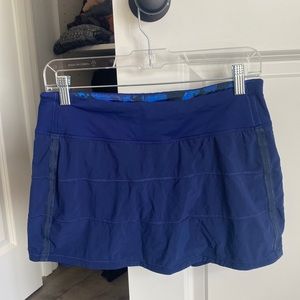Lululemon pace rival tennis skirt